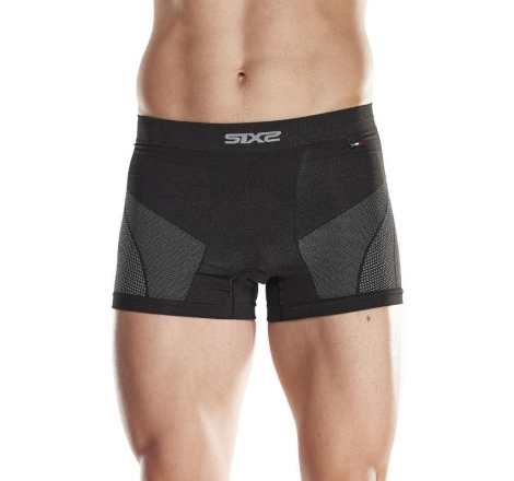 Boxer Intimo Sixs BOX-V2 4 Stagioni Nero Carbon