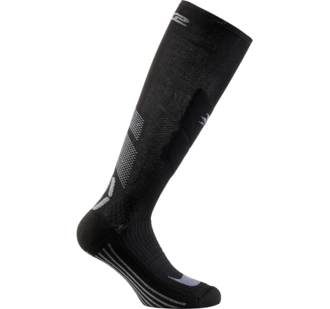 Calze Lunghe Sixs MOT 3 Rinforzate Nero Grigio