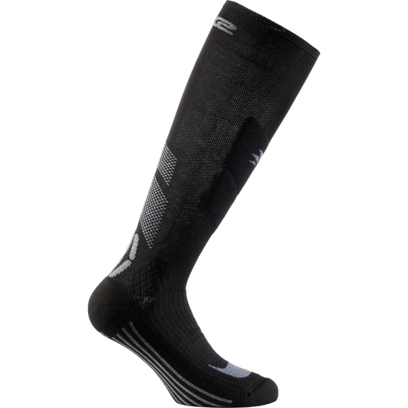 Calze Lunghe Sixs MOT 3 Rinforzate Nero Grigio