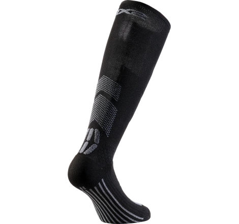 Calze Lunghe Sixs MOT 3 Rinforzate Nero Grigio