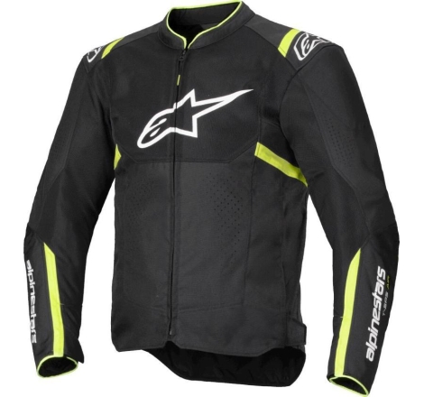 Giubbino Moto tessuto Alpinestars T-SPS AIR V2 Nero Giallo Fluo