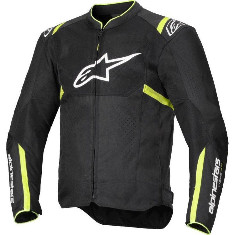 Giubbino Moto tessuto Alpinestars T-SPS AIR V2 Nero Giallo Fluo