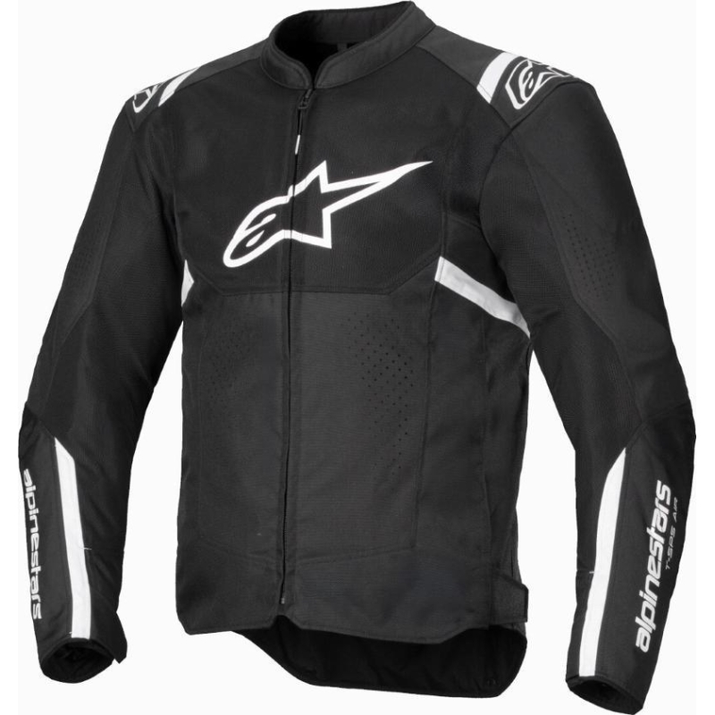 Giubbino Moto tessuto Alpinestars T-SPS AIR V2 Nero Bianco
