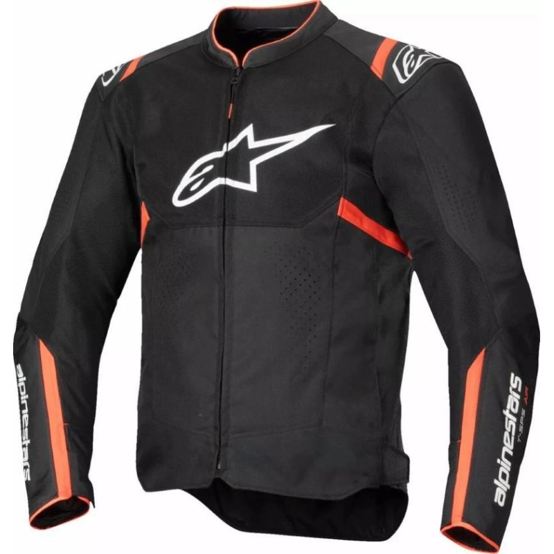 Giubbino Moto tessuto Alpinestars T-SPS AIR V2 Nero Rosso Fluo