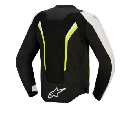 Giubbino Moto tessuto Alpinestars AST V3 AIR Nero Argento Giallo