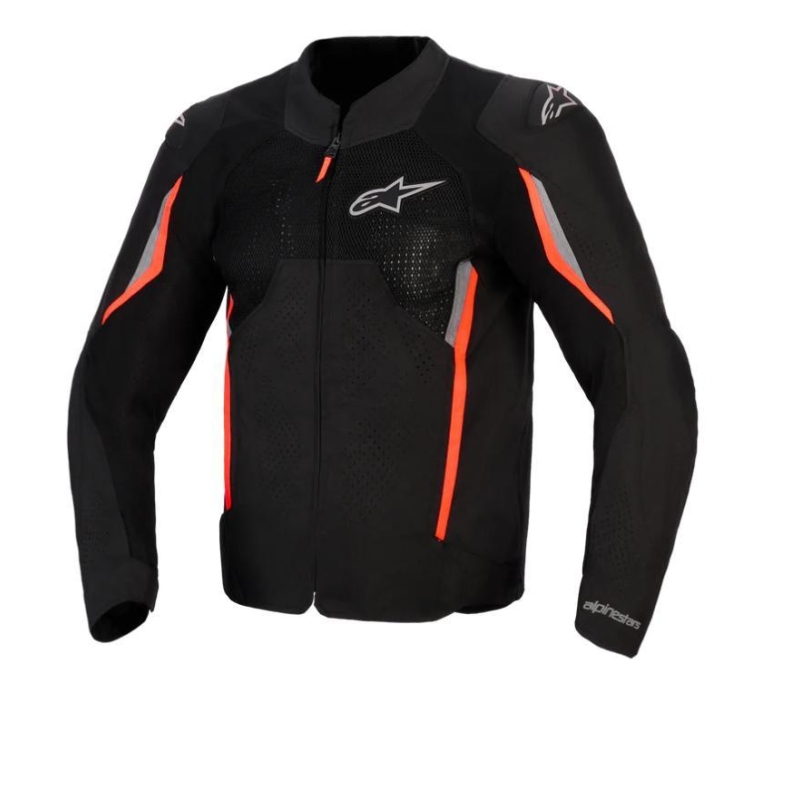 Giubbino Moto tessuto Alpinestars AST V3 AIR Nero Grigio Rosso