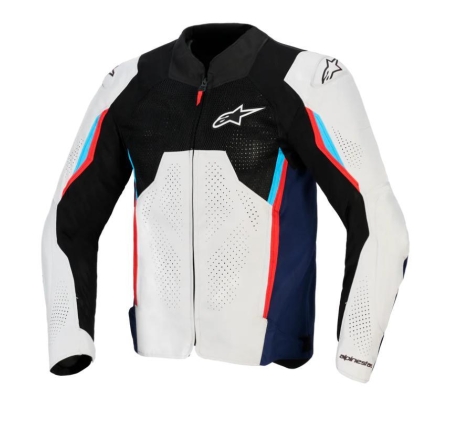 Giubbino Moto tessuto Alpinestars AST V3 AIR Argento Blu Rosso