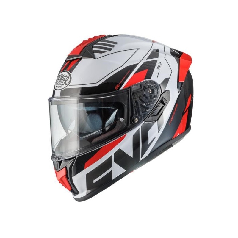 Casco Integrale Premier Evoluzione PR8 Nero Bianco Rosso