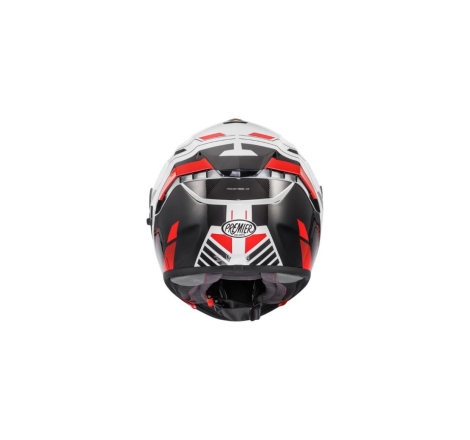 Casco Integrale Premier Evoluzione PR8 Nero Bianco Rosso