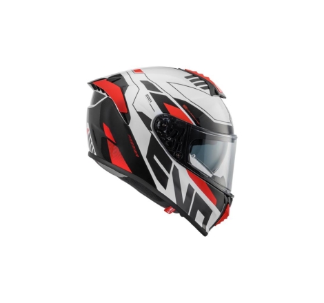 Casco Integrale Premier Evoluzione PR8 Nero Bianco Rosso