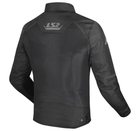 Giubbino moto in Tessuto traforato Estivo Ls2 Breeze Nero