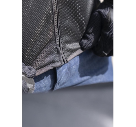 Giubbino moto in Tessuto traforato Estivo Ls2 Breeze Nero