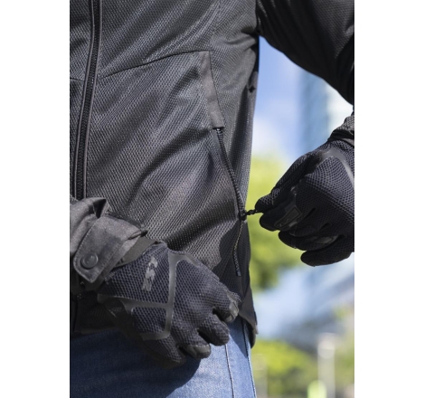 Giubbino moto in Tessuto traforato Estivo Ls2 Breeze Nero