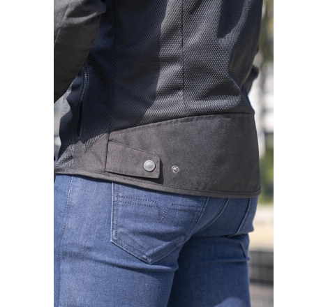 Giubbino moto in Tessuto traforato Estivo Ls2 Breeze Nero