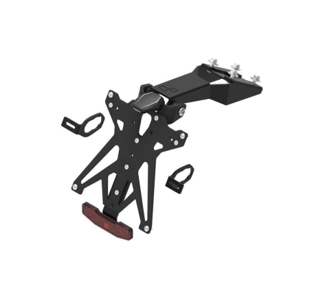 Kit Portatarga Lightech Regolabile Kawasaki con luce targa e Catadiottro