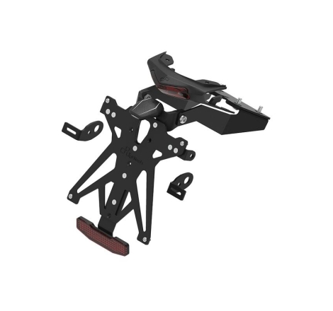 Kit Portatarga Lightech Regolabile Suzuki con luce targa e Catadiottro