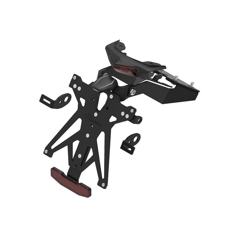 Kit Portatarga Lightech Regolabile Suzuki con luce targa e Catadiottro