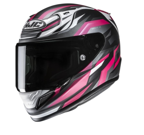 Casco Integrale HJC RPHA 12 DRAVIX Grigio Nero Rosa Opaco