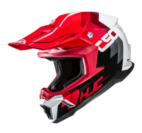 Casco HJC da Cross C50 PRIMAL Rosso Bianco
