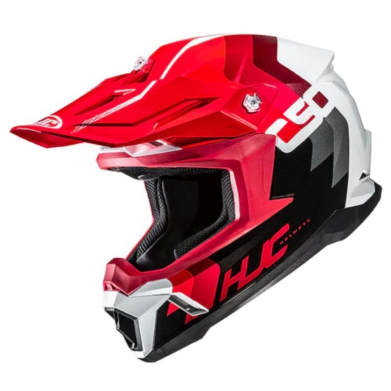 Casco HJC da Cross C50 PRIMAL Rosso Bianco