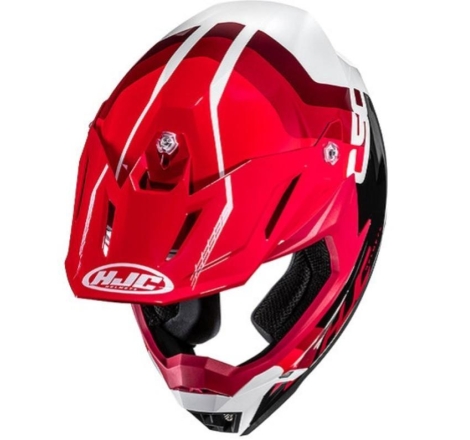 Casco HJC da Cross C50 PRIMAL Rosso Bianco