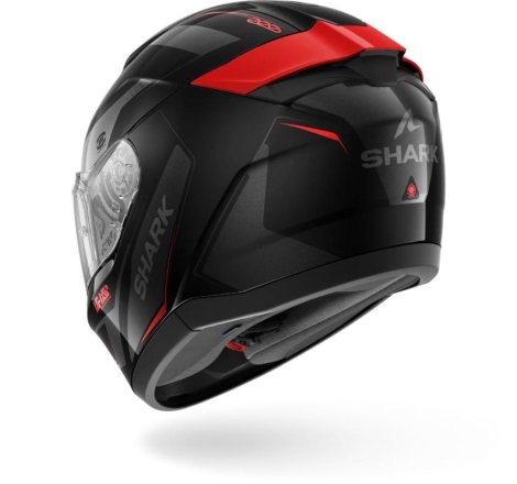 Casco integrale Shark RIDILL 2 MEKARIUM Nero Antracite Rosso