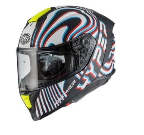 Casco integrale Premier Hyper PSY8BM Nero Rosso Opaco