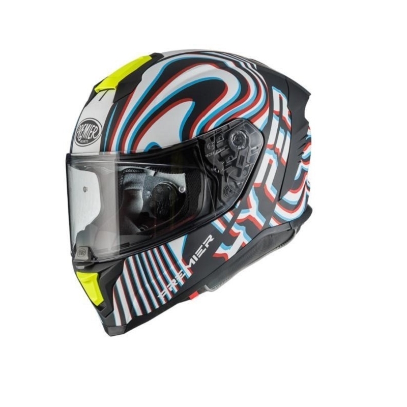 Casco integrale Premier Hyper PSY8BM Nero Rosso Opaco