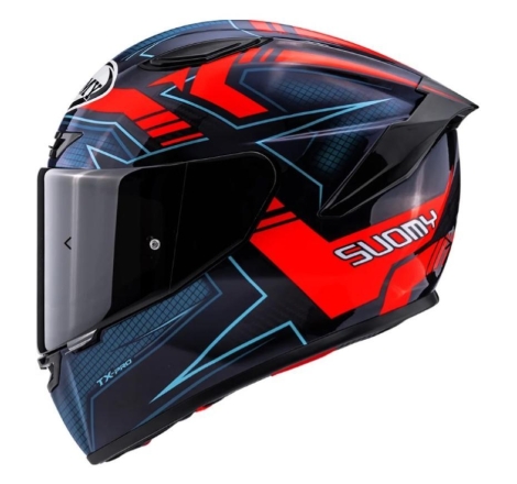 Casco integrale Suomy TX-PRO FLAWLESS Rosso Blu