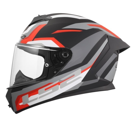 Casco Integrale Ls2 Rapid III Hyper Nero Rosso