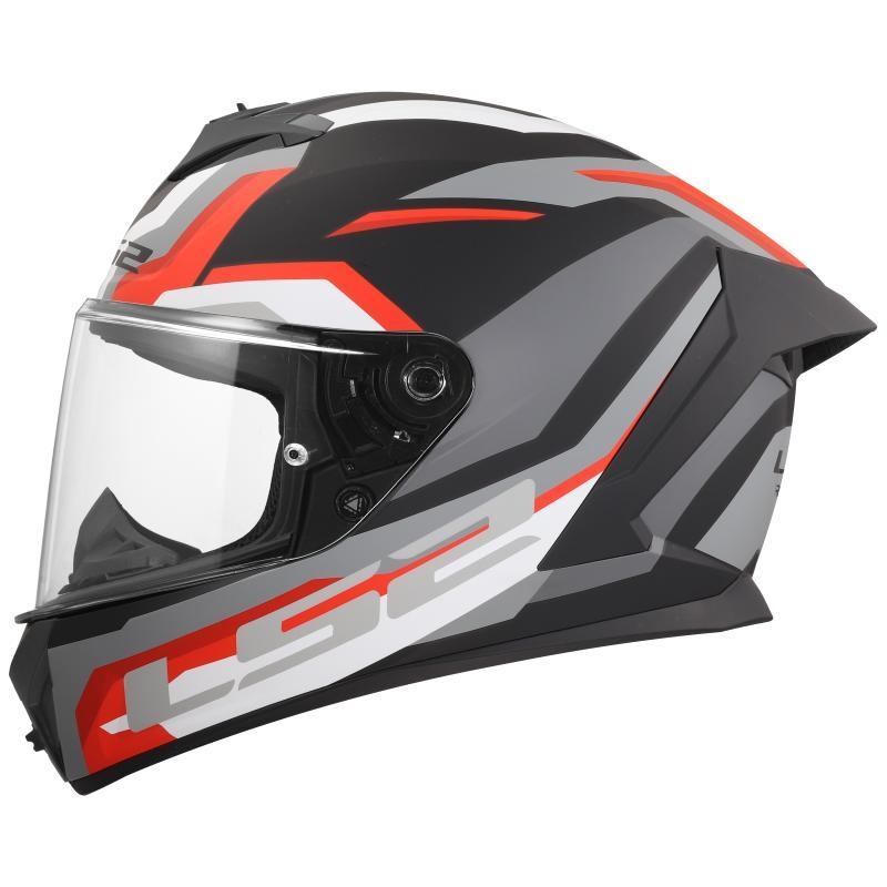 Casco Integrale Ls2 Rapid III Hyper Nero Rosso
