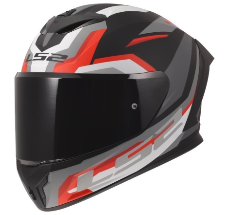 Casco Integrale Ls2 Rapid III Hyper Nero Rosso