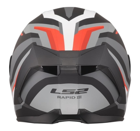 Casco Integrale Ls2 Rapid III Hyper Nero Rosso