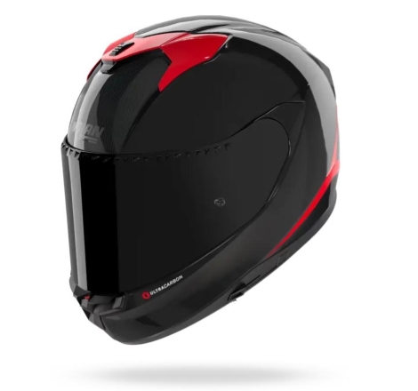 Casco Integrale Nolan X-904 Ultra Carbon Emblema Nero Rosso