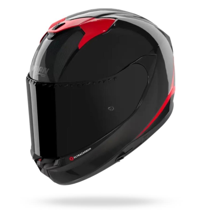 Casco Integrale Nolan X-904 Ultra Carbon Emblema Nero Rosso