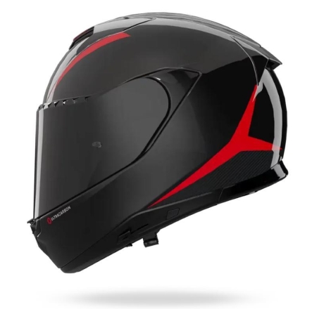 Casco Integrale Nolan X-904 Ultra Carbon Emblema Nero Rosso