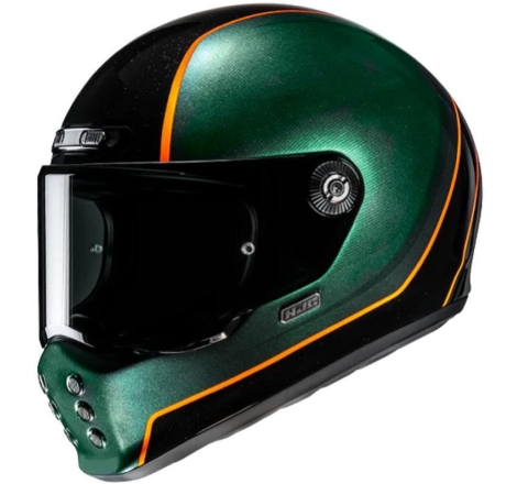 Casco Integrale Hjc V10 HODU Verde Nero