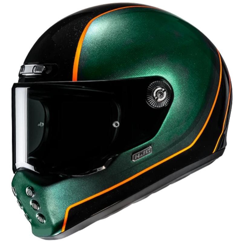 Casco Integrale Hjc V10 HODU Verde Nero