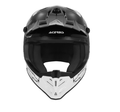 Casco Cross Acerbis PROFILE JUNIOR Bianco Nero