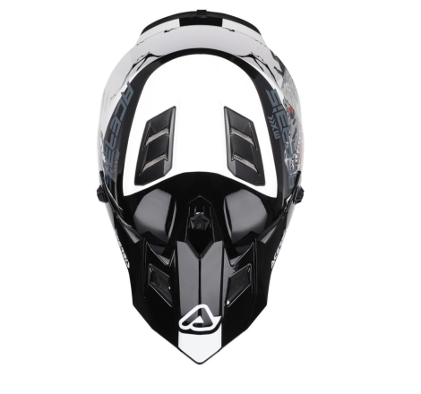 Casco Cross Acerbis PROFILE JUNIOR Bianco Nero