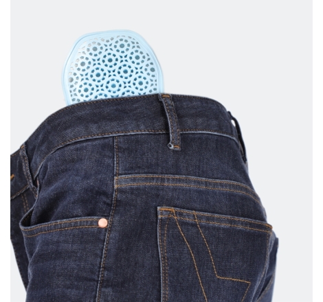 Pantaloni moto Acerbis JEANS SLIM Rinforzato Blu