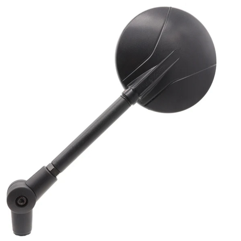Specchietto Omologato Far 7700 Pieghevole Asta Dritta Nero Lato Sx-Dx