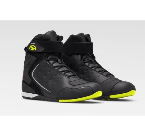 Scarpe Moto Xpd X-Road H2out Impermeabile Nero Giallo