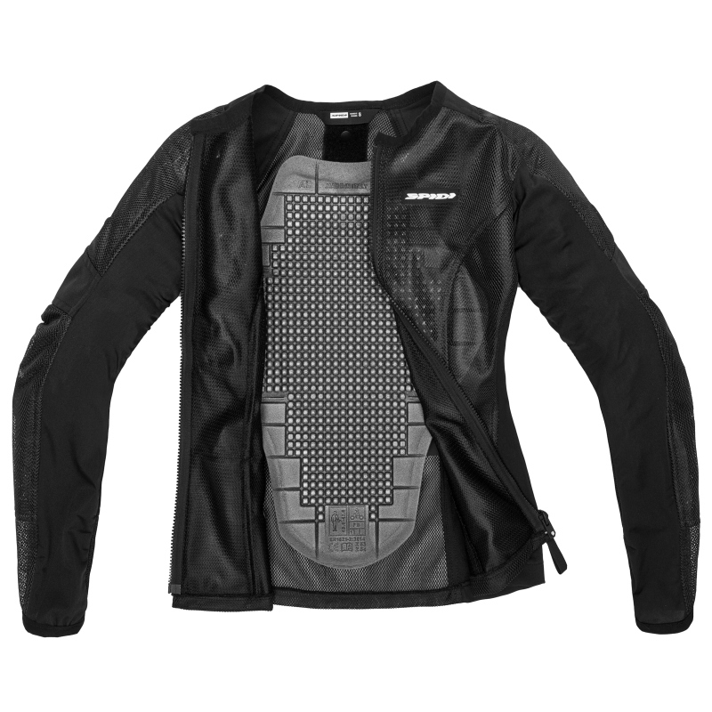 Giubbino Spidi Traforato Base-1 Armour Donna Nero