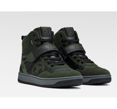 Scarpe Moto Xpd Moto Pro H2OUT impermeabile Verde Nero