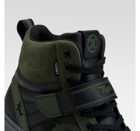 Scarpe Moto Xpd Moto Pro H2OUT impermeabile Verde Nero