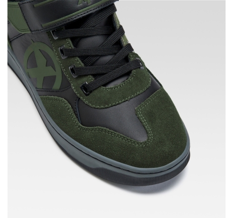 Scarpe Moto Xpd Moto Pro H2OUT impermeabile Verde Nero