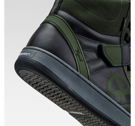 Scarpe Moto Xpd Moto Pro H2OUT impermeabile Verde Nero