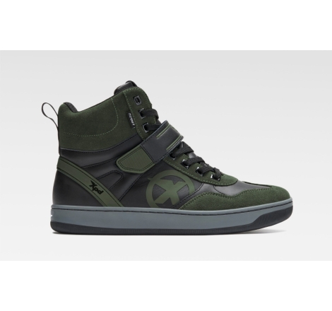 Scarpe Moto Xpd Moto Pro H2OUT impermeabile Verde Nero
