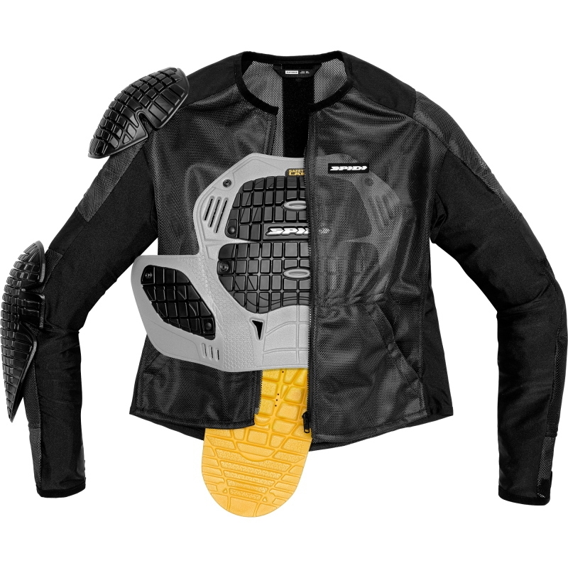 Giubbino Spidi Traforato Base-1 Armour Nero